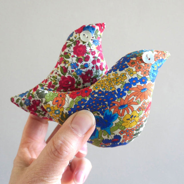 Lime Tree Design Box of 2 Lavender Birds Cornflake