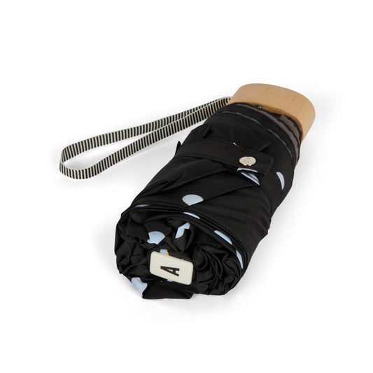 ANATOLE Black & Polka Dots Compact Umbrella – Carmen
