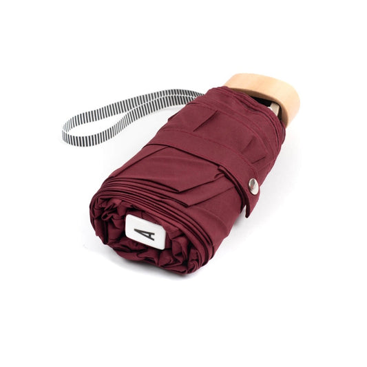 ANATOLE Burgundy Folding Compact Umbrella – Germain