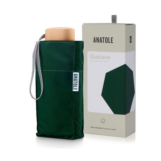 ANATOLE Forest Green Folding Compact Umbrella – Gustave
