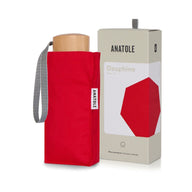 ANATOLE Red Folding Compact Umbrella Dauphine