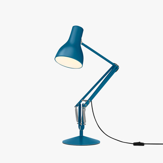 Anglepoise Type 75 Desk Lamp in Margret Howell Edition in Saxon Blue