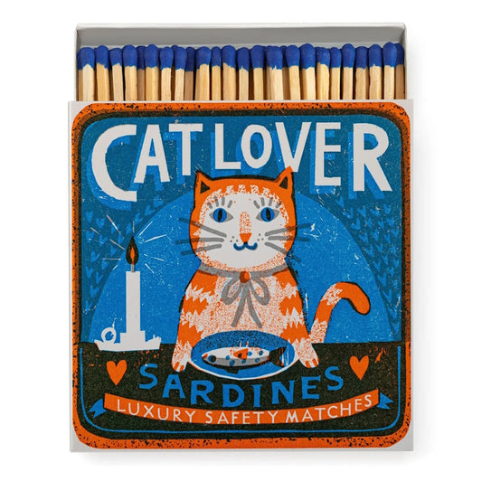 Archivist Gallery Square Boxed Matches / Cat Lover