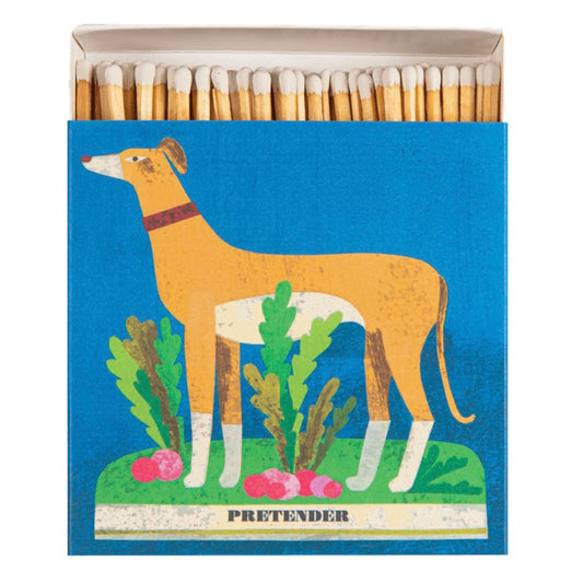 Archivist Gallery Square Boxed Matches / Whippet and Radishes