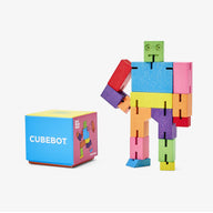 Areaware small multicoloued Cubebot