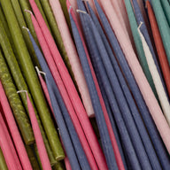British Colour Standard Thin Taper Candles
