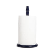 British Colour Standard Wooden Kitchen Roll Holder in Midnight Blue