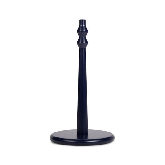 British Colour Standard Wooden Kitchen Roll Holder / Midnight Blue