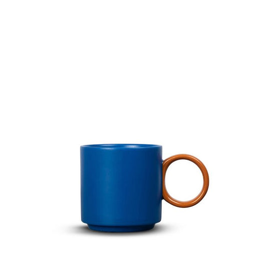Noor Cup - Porcelain Blue / Brown 26cl by ByOn