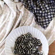 Checki tablecloth Beige 100% organic cotton by Byon