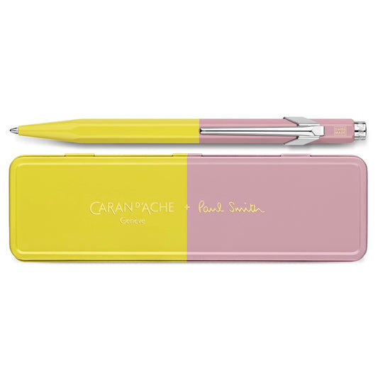 Caran D'Ache 849™ Paul Smith Edition 4 - Ballpoint Pen / Chartreuse Yellow and Rose Pink