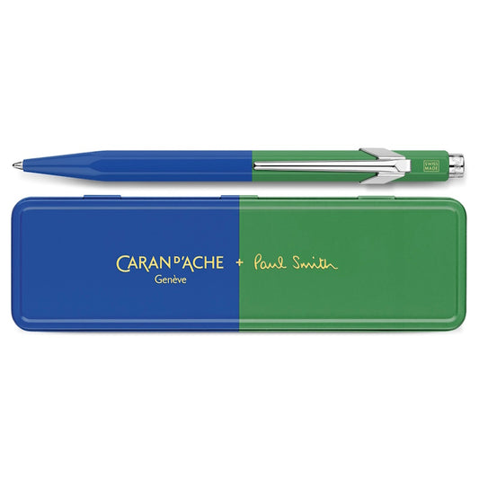 Caran D'Ache 849™ Paul Smith Edition 4 - Ballpoint Pen / Cobalt Blue and Emerald Green