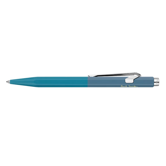 Caran D'Ache 849™ Paul Smith Edition 4 - Ballpoint Pen / Cyan Blue and Steel Blue