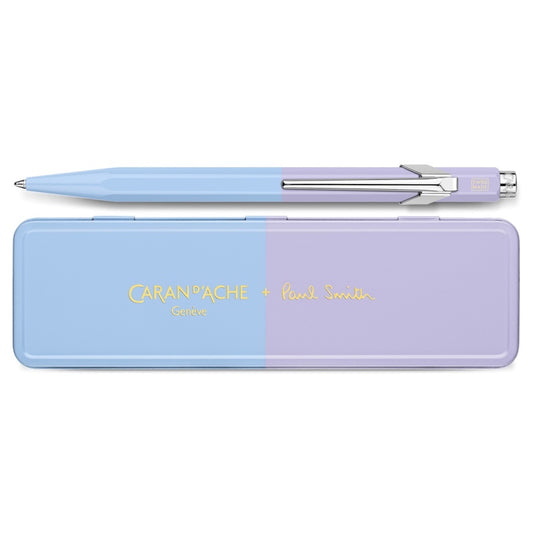 Caran D'Ache 849™ Paul Smith Edition 4 - Ballpoint Pen / Sky Blue and Lavender Purple