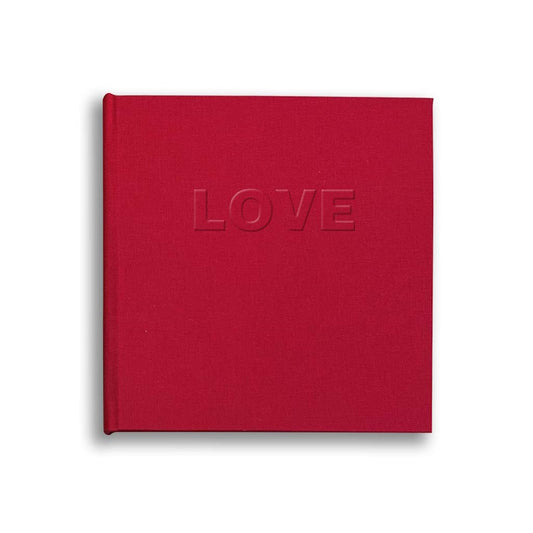 Charfleet Square Plain Sketch / Notebook Love in Red