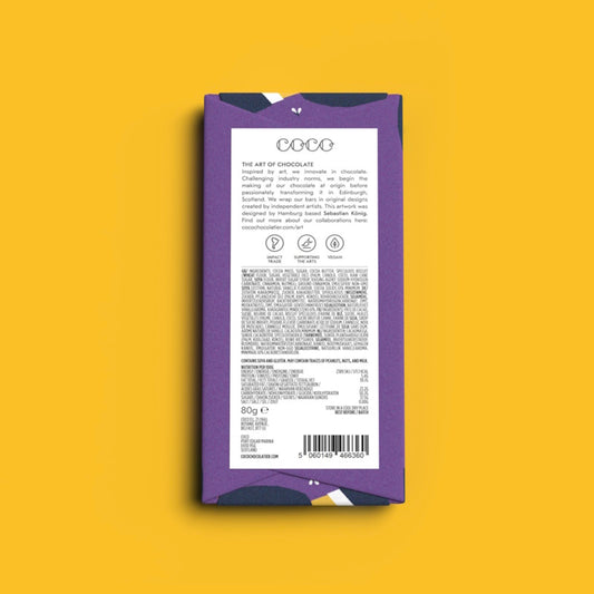 COCO Chocolatier Chocolate Bar 80g / Cinnamon Roll Dark 61%