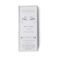 Designworks Ink Colourblock Set of 2 Pens in Cobalt and Army Green