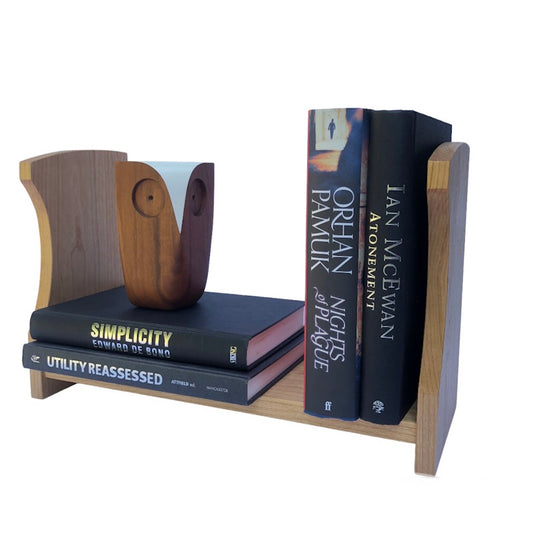 Desktop Wooden Book Shelf by Michael Ibsen