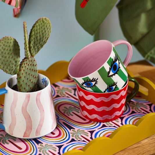 Eleanor Bowmer Pink Wave Mug