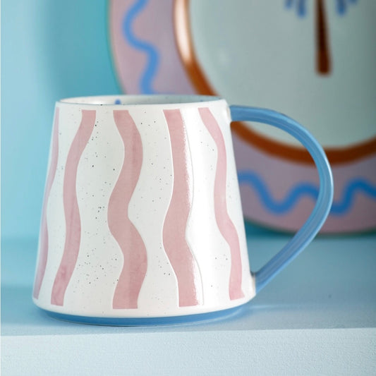 Eleanor Bowmer Pink Wave Mug