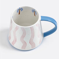Eleanor Bowmer Pink Wave Mug
