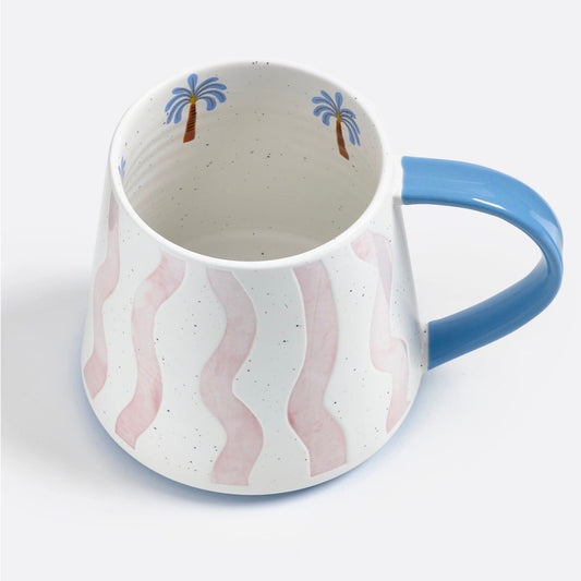 Eleanor Bowmer Pink Wave Mug