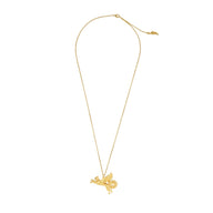 Emma J Shipley Lynx Pendant Necklace in Yellow Gold
