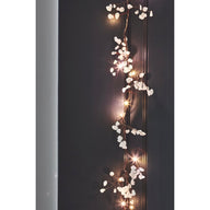Gemstone White LED String Lights Mains Powered 2 Metres in Length by Lightstyle London