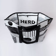 Herd Bags The Mono 100 Medium Zipped Tote Bag