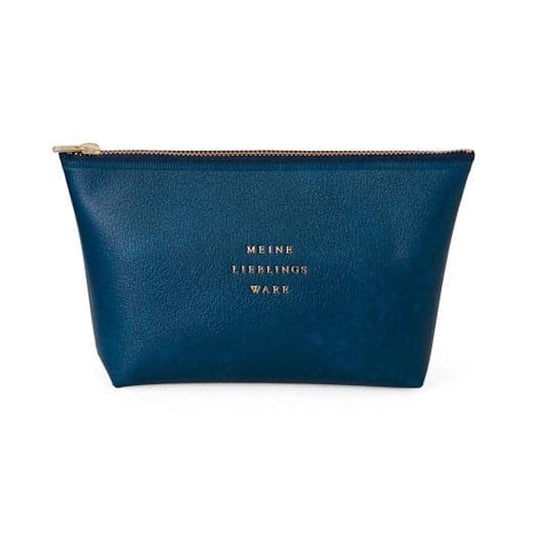 Hightide Zipper Pouch Large in navy blue