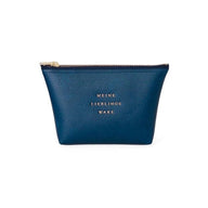 Hightide Zipper Pouch Small in navy blue