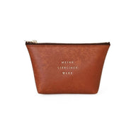 Hightide Zipper Pouch Small in brown