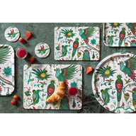 Quetzal Animal Placemats, Trays and Coasters in Ivory by Emma J Shipley for Jamida of Sweden
