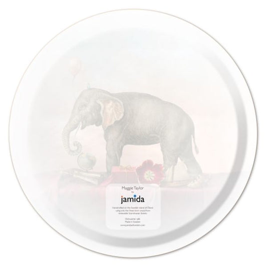 Jamida of Sweden A Fine Romance Round Large Tray Diameter 39cm by Maggie Taylor