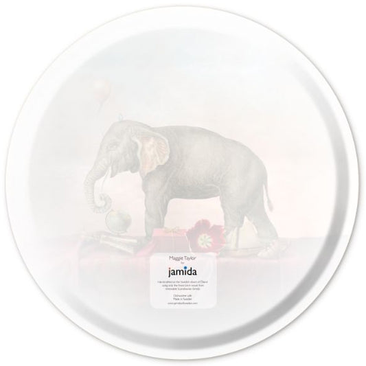 Jamida of Sweden A Fine Romance Round Large Tray Diameter 46cm by Maggie Taylor