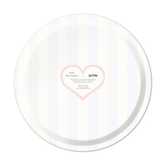 Jamida of Sweden AMORE MIO Round Tray - Diameter 31cm by Asta Barrington