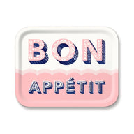 Jamida of Sweden Bon Appétit Rectangle Tray Pink 36x28cm by Asta Barrington