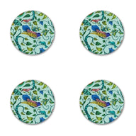 Rousseau Animal Coaster in Turquoise Diameter 10cm by Emma J Shipley for Jamida of Sweden