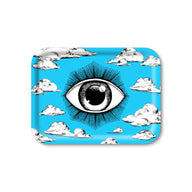 Jamida of Sweden Eye of the Beholder Rectangle Tray Blue 27x20cm by Michael Angrove