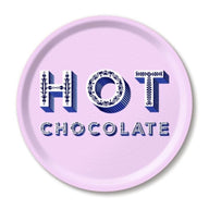 Jamida of Sweden HOT CHOCOLATE Lilac Round Tray Diameter 31cm by Asta Barrington