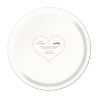 Jamida of Sweden HOT CHOCOLATE Lilac Round Tray Diameter 31cm by Asta Barrington
