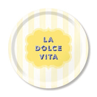 Jamida of Sweden LA DOLCE VITA Round Tray Diameter 31cm by Asta Barrington