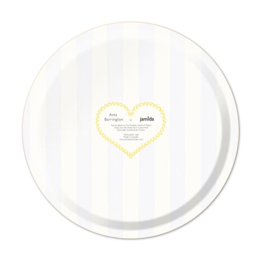 Jamida of Sweden LA DOLCE VITA Round Tray - Diameter 31cm by Asta Barrington