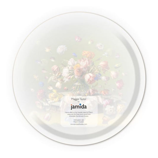 Jamida of Sweden The Occasion Round Tray  / Diameter 31cm by Maggie Taylor