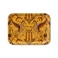 Jamida of Sweden Odyssey Rectangle Tray Gold 27x20cm by Emma J Shipley