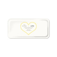 Jamida of Sweden Small Rectangle Tray CHARDONNAY Yellow 32x15cm by Asta Barrington