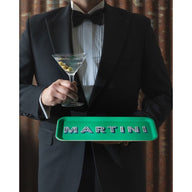Jamida of Sweden Martini Small Rectangle Tray Bright Green 32x15cm by Asta Barrington