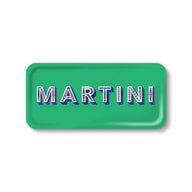 Jamida of Sweden Martini Small Rectangle Tray Bright Green 32x15cm by Asta Barrington