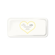 Jamida of Sweden Small Rectangle Tray RIESLING Yellow 32x15cm by Asta Barrington
