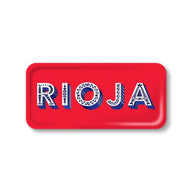 Jamida of Sweden Small Rectangle Tray RIOJA Red 32x15cm by Asta Barrington